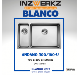 Blanco Andano 500/180-U Stainless Steel Sink